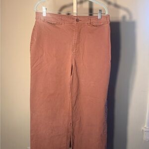 Old Navy Women’s Extra High Rise Wide Leg Chinos in Terracotta